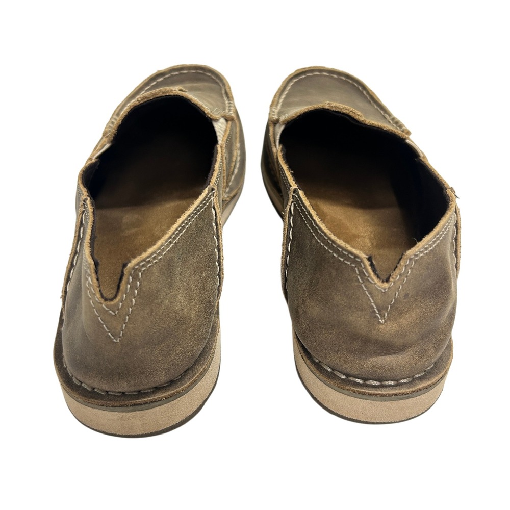 Ariat Cruiser Castaway Leather Slip On Loafers 7B Brown Western Boho Casual - Picture 3 of 6